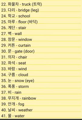 WEBPIE KOREAN VOCABULARY (1)